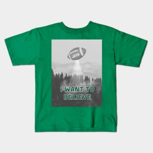 NY Jets I Want to Believe Kids T-Shirt